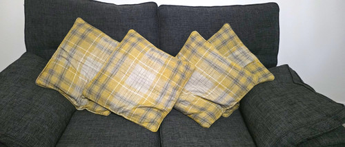 Next ochre and grey check - next,