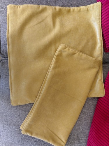 Pair next velour cushion - pair,