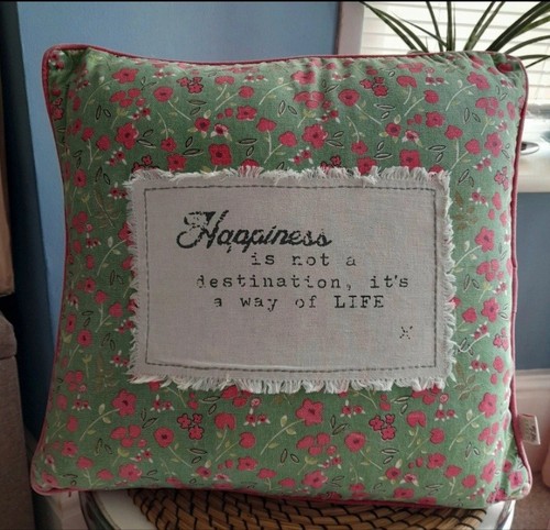 Next floral cushion green - next, green/pink