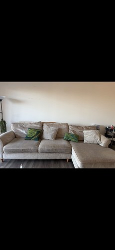 Next beige fabric corner sofa - next,