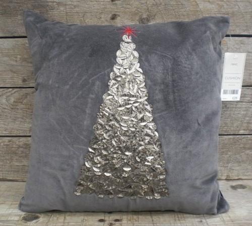 Next christmas cushion grey - next,
